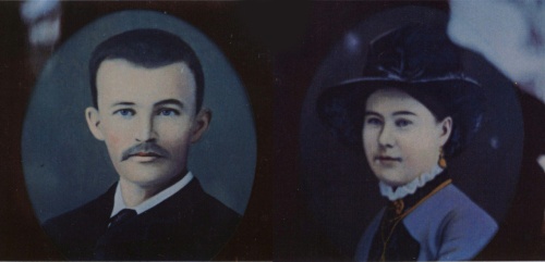 Portraits of Hermann Rudolph and Mary Ann Lassig (click to embiggen)